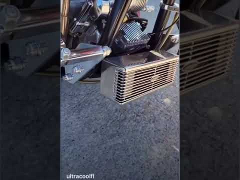 UC Under Regulator Mount Engine Oil Cooler Kit Chrome 5