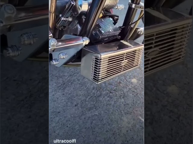 UC Under Regulator Mount Engine Oil Cooler Kit Flat Black 2