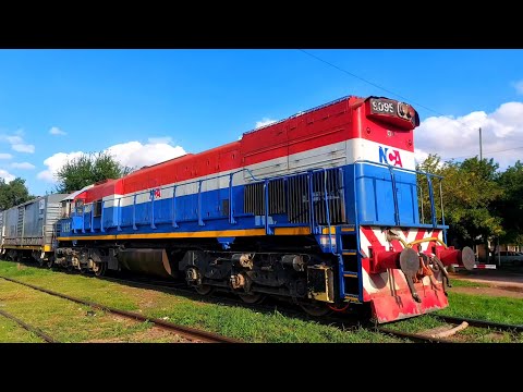 [4K] Tren de tolvas graneras de NCA con destino a Rio Primero pasando por Marcos Juárez!!!!!!