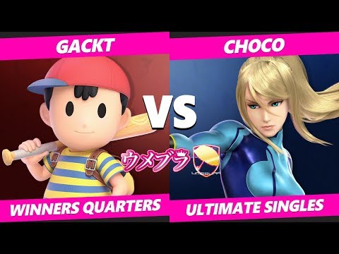 Umebura SP4 SSBU - Gackt (Ness) Vs. Choco (ZSS) Smash Ultimate Tournament Winners Quarters