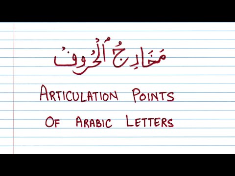 Tajweed Lessons - Urdu- 3 - Makharij al Huroof (Links to Notes and Slides are in the description)