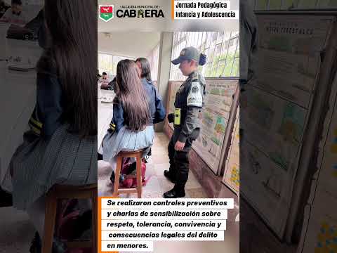 Jornada pedagógica en la Institución Educativa Departamental Integrada de Cabrera