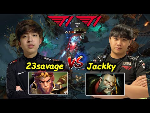 23savage Monkey King 12K MMR vs Jackky Lycan - TOP TIER SEA CARRY BATTLE Dota 2