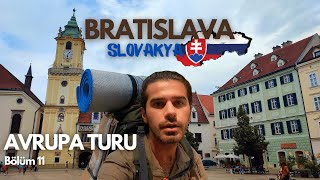 SLOVAKYA'NIN BAŞKENTİ BRATİSLAVA'YI GEZDİM!! || AVRUPA TURU #11 🇸🇰