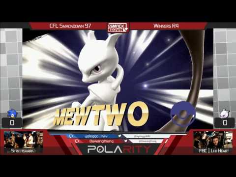 CFL Smackdown 97 WiiU - StreetShark (Diddy Kong, Sonic) vs FBC LeoHeart (Mewtwo) - Winners Quarters