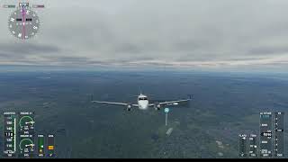 MSFS Flying The New King Air C90 College Park MD To Nantucket MA.