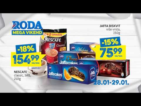 RODA: MEGA vikend 28. - 29.01.2017.