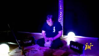 Playing the sansula at Ka-idu Events