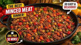 The BEST Minced Meat & Veggie Dinner You’ve NEVER Tried! Easy One Pan Recipe