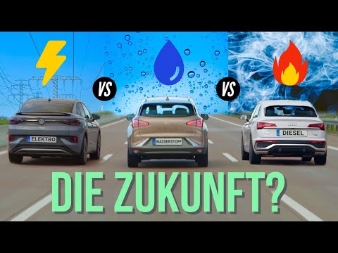 Wasserstoff VS Elektro VS Verbrenner - der große Vergleich!