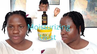 PRODUCT REVIEW N DEMO /GARNIER FRUCTIS HAIR FOOD/ MANGO AND LIME JAMAICAN BLACK CASTOR OIL