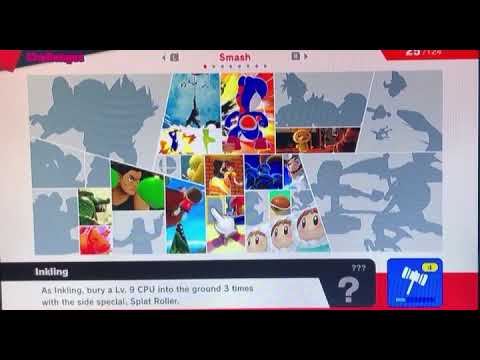 How to get the achievement: as inkling bury a Lv.9 CPU 3 times with side B. Super Smash Bros