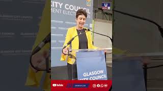 An emotional Alison Thewliss speaks after winning Glasgow Central for the SNP
