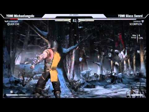 Mortal Kombat X Michaelangelo vs Glass Sword Atlanta Scraps Local Tournament Winners round 3