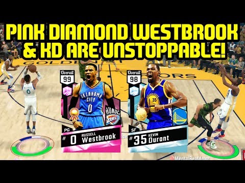 PINK DIAMOND RUSSELL WESTBROOK IS UNSTOPPABLE! NBA 2K17 MYTEAM ONLINE GAMEPLAY
