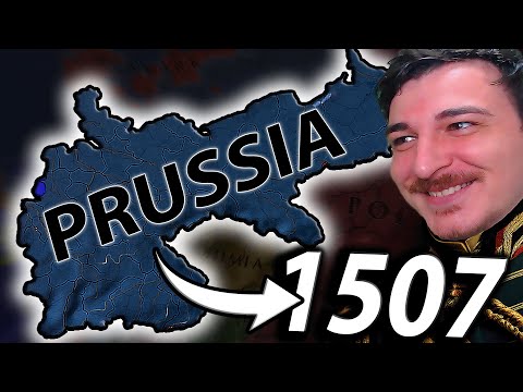 German Empire Border In 1507 As EU4 Prussia