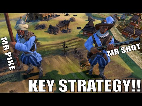 Civ 6 | Pike & Shot Rush Strategy & Other Babylon Tactics (#2 Babylon Deity Civilization VI)