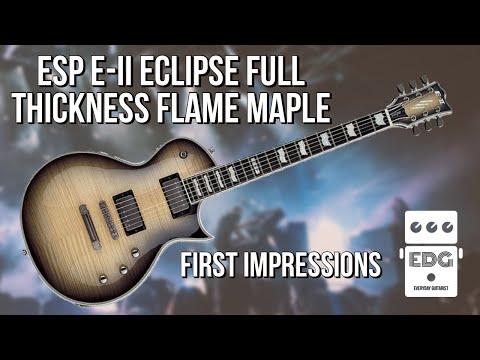 ESP EII ECLIPSE Full Thickness BLKNB gitara elektryczna, Black Natural Burst - WYPRZEDAŻ