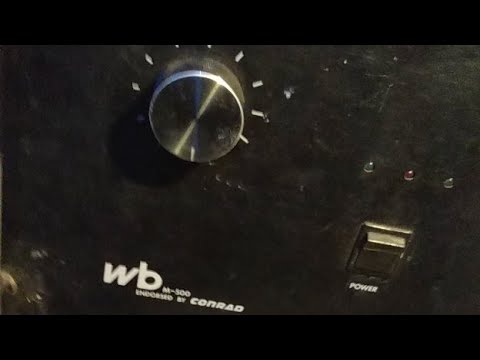 245. A 80's - 90's Èvek visszaköszönèse - WB M500 Erősítő