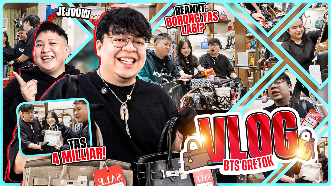 BTS GRETOK VISIT BELL & KATE || BELANJAAIN TAS ISTRI TERCINTA - DEANKT VLOG