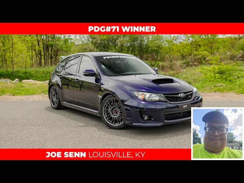 Meet the PDG71 400HP STI Hatchback Winner - Joe Senn
