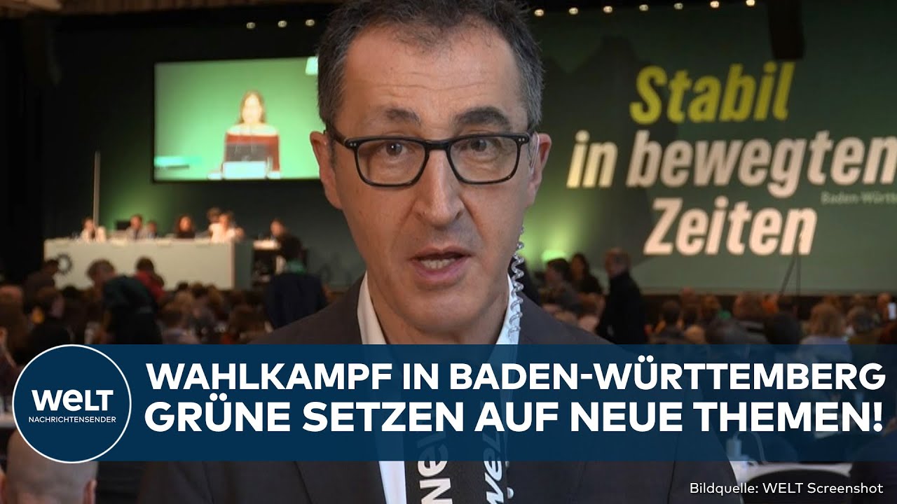 BADEN-WÜRTTEMBERG: Grüne mit neuen Themen im Wahlkampf! Özdemir will Kretschmann ablösen