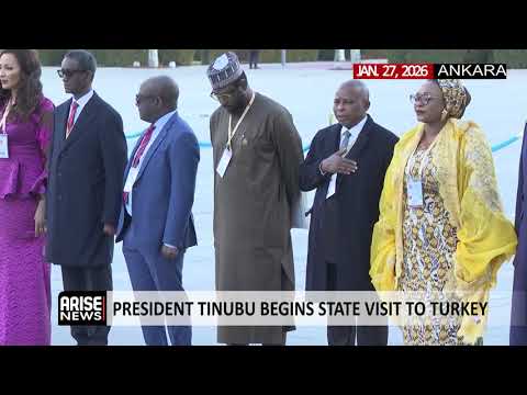 PRESIDENT TINUBU BEGINS STATE VISIT TO TURKEY