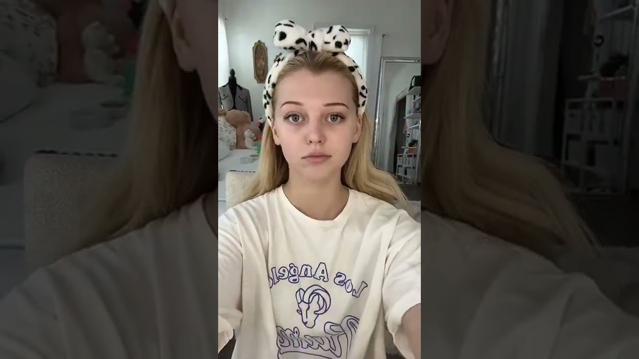 makeup by Loren Gray 😍 #shorts #tiktoktrend