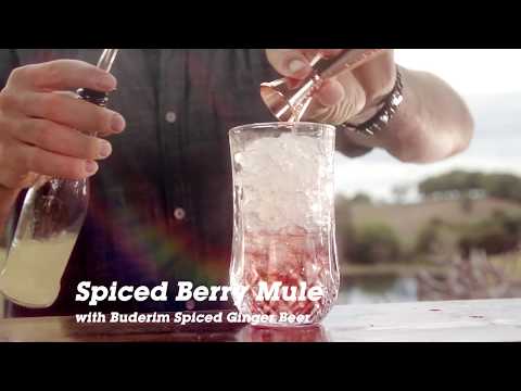 Spiced Berry Mule with Buderim Ginger Spiced Ginger Beer