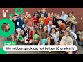 In korte broek naar school voor het goede doel