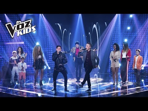 El Equipo Yatra canta Por Fin Te Encontré | La Voz Kids Colombia 2018