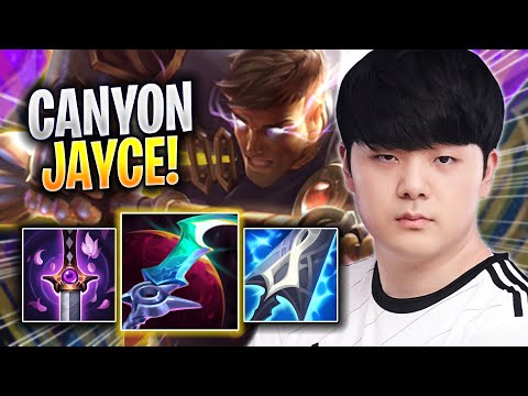 CANYON IS A MONSTER WITH JAYCE! - DK Canyon Plays Jayce TOP vs Gwen! | Season 2023