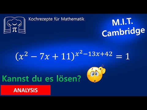 M.I.T. / Cambridge Aufgabe - Aufnahmeprüfung
