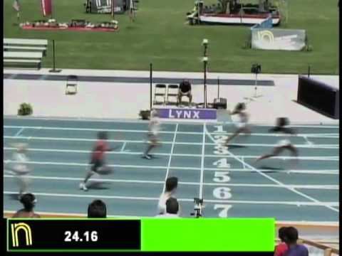 GIrls 200m Prelim Heat 1 - New Balance Outdoor Nationals 2011