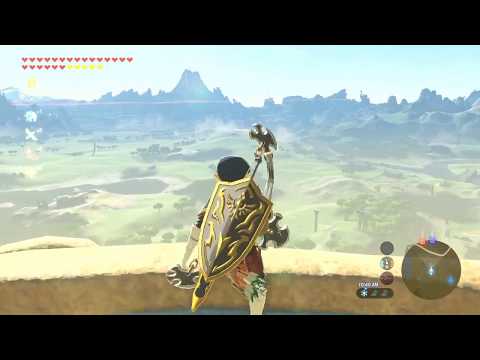 How to get to Goron City from the Great Plateau Tower in The Legend of Zelda Breath of The Wild