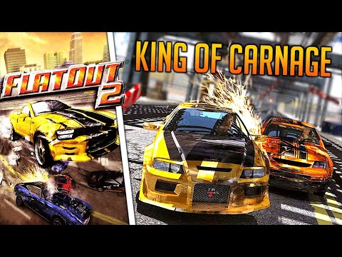Flatout 2 Ultimate Carnage had the most satisfying crashes! | Racing Marathon 2021 | KuruHS