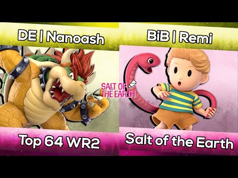 DE | Nanoash (Bowser) vs. BiB | Remi (Lucas) | SotE Singles | Smash Ultimate Top 64 WR2