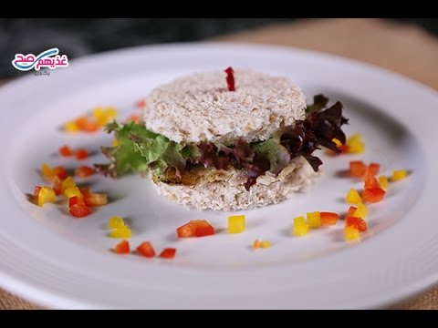 ساندويش الدجاج بالفيديو