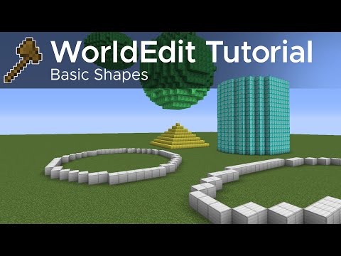 WorldEdit Guide #5 - Basic Shapes and Structure