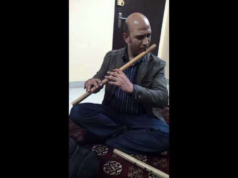 Baqir Abbas playing Subhash Thakur's Flutes (Punam Flutes)