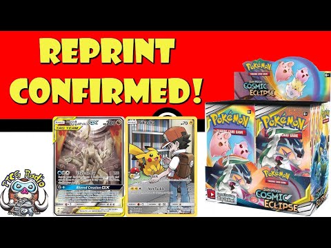 Cosmic Eclipse is Getting a Reprint! Avilability Up, Prices Down! (Pokemon TCG News)