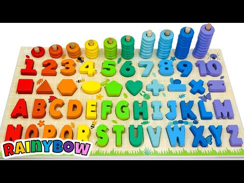 Best ABC, Numbers, Counting, Shapes Learning Activity Puzzle