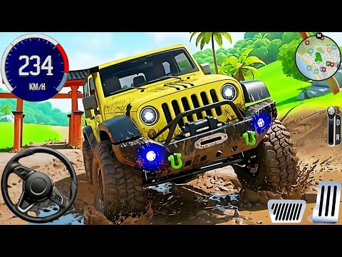 4x4 Offroad Jeep Driving Simulator 3D - Drive SUV 4x4 jeep Offroad Game - Android GamePlay