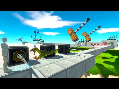 !!!DEADLY!!! PARKOUR FULL TRAP FPS AVATAR RESCUE MISSION - Animal Revolt Battle Simulator