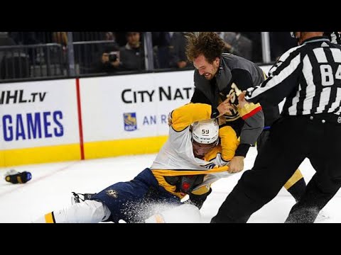 NHL Fight | Mark Stone Vs Roman Josi