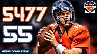 Every Completion from Peyton Manning’s Record-Breaking 2013 Season