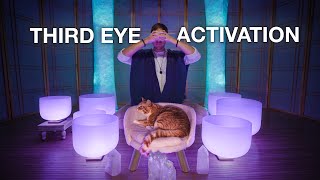 Activating the Third Eye Chakra 🧿 Awaken Your Intuition With This Crystal Singing Bowl Sound Bath