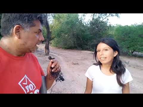 Gladys Dominguez vive con los chanchos en Santiago del Estero