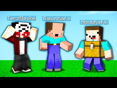 BALON KAFA VE NOOB İLE BİR GÜN GEÇİRMEK ! - Minecraft