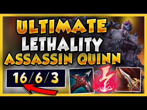 DELETE *ANY* CHAMPION IN LEAGUE OF LEGENDS WITH FULL ASSASSIN LETHALITY QUINN 🦅☠️